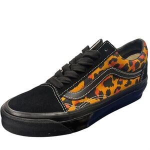 Vans Old Skool 36 Orange Leopard Sneakers Men 6 Women 7.5 NIB